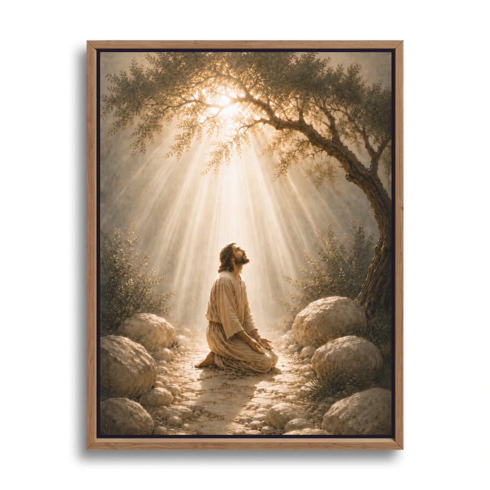 Licht in der Dunkelheit - Leinwand