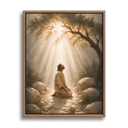 Licht in der Dunkelheit - Leinwand