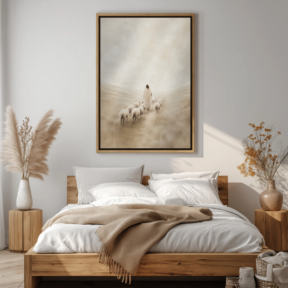 Geführt in Liebe - Leinwand