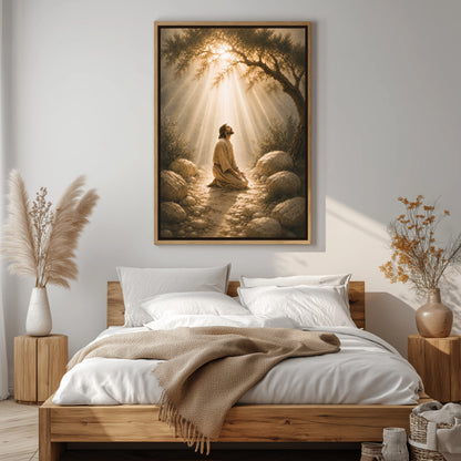 Licht in der Dunkelheit - Leinwand