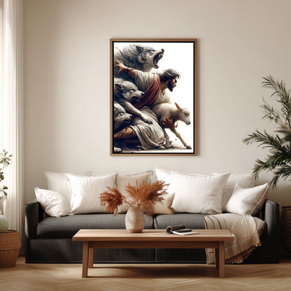 Dein mutiger Retter - Leinwand