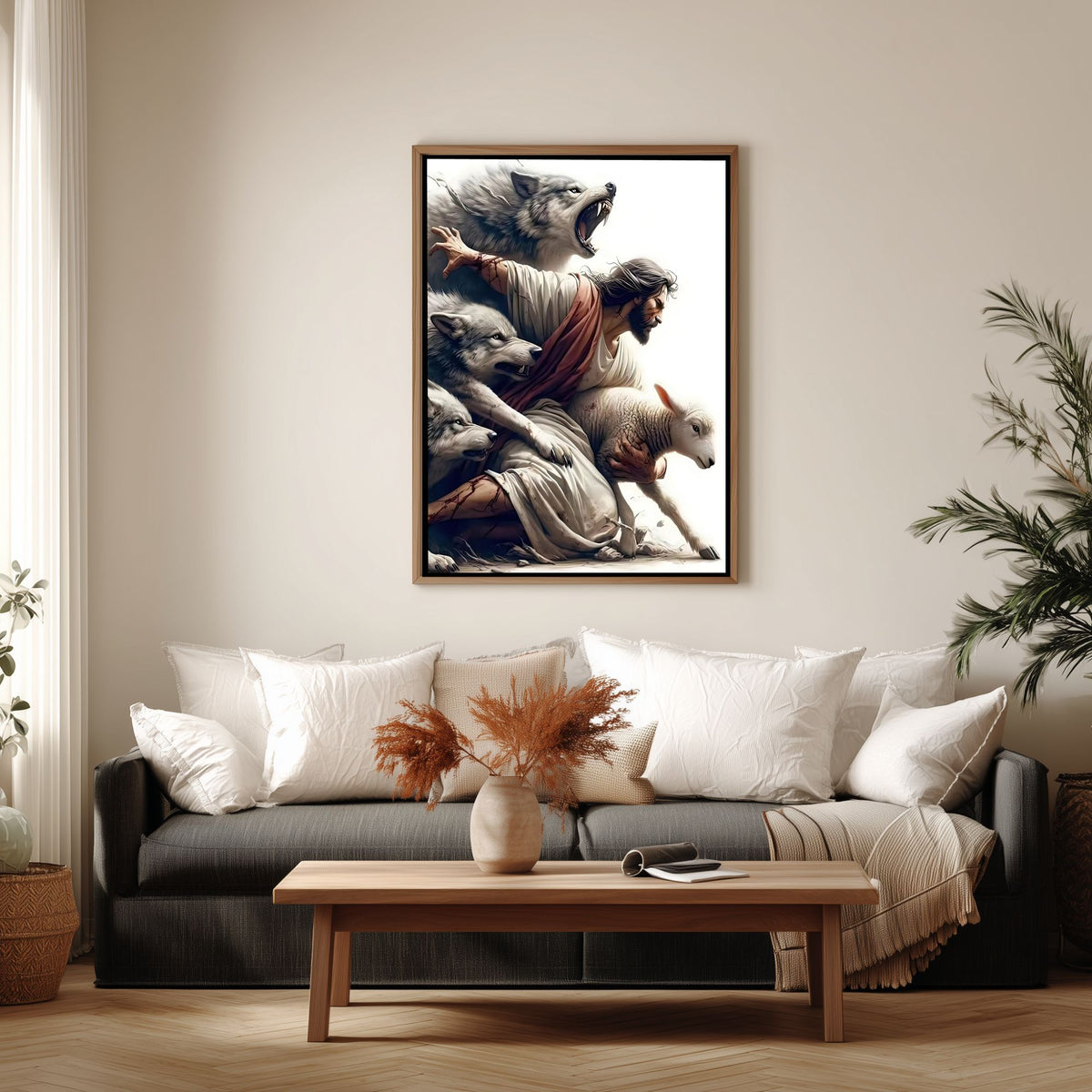 Dein mutiger Retter - Leinwand